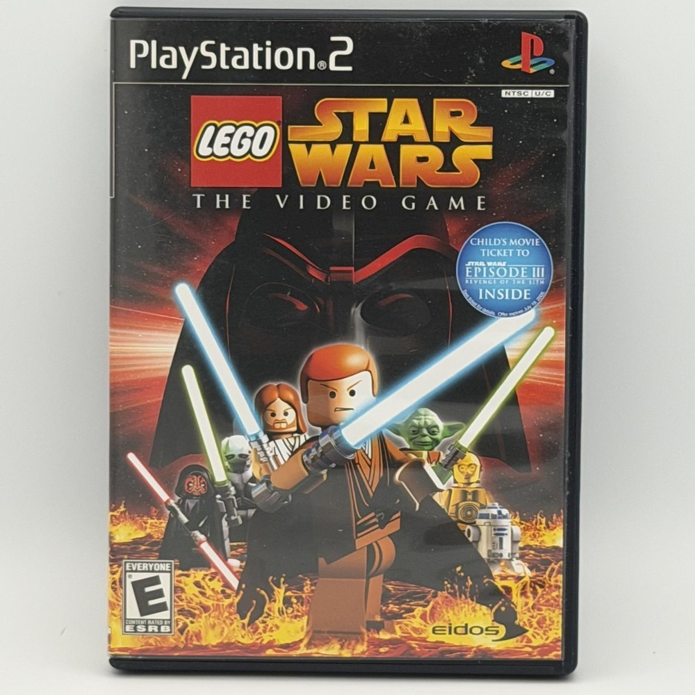 LEGO Star Wars The Video Game PlayStation 2 PS2 Complete CIB Eidos 2005 NTSC-U/C